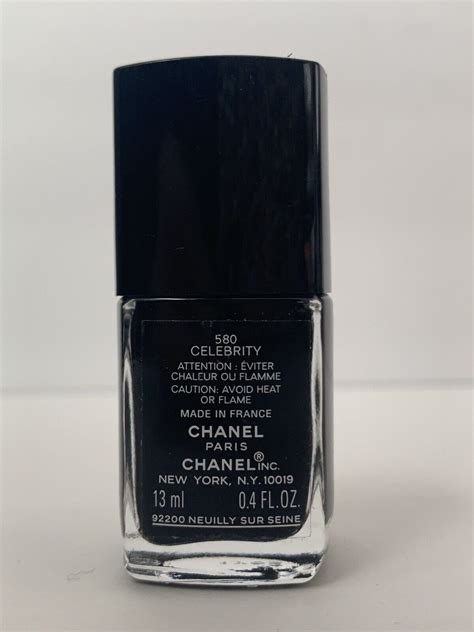 chanel le vernis 580 celebrity|Chanel Celebrity Le Vernis Product Info .